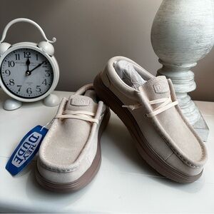Hey Dude Beige Casual Loafers